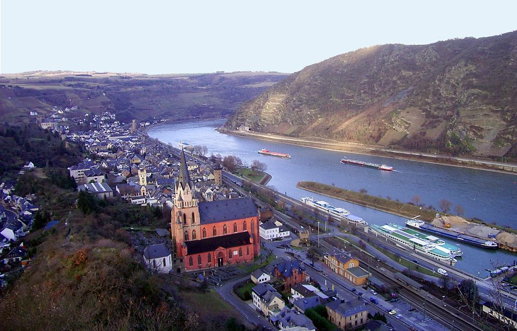 Rheinperle Hotel Sankt Goar Luaran gambar